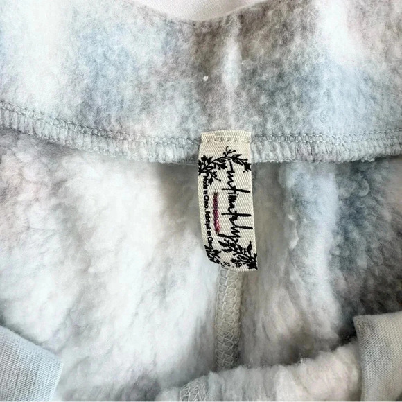 New Free People Intimately Tie Dye Sweat Shorts High RIse Drawstring Pull On - Picture 3 of 5